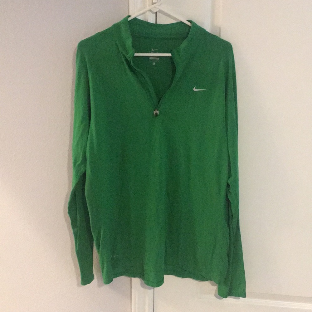 Nike dri-fit runnings long sleeve quarter zip